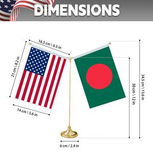 Bangladesh <span class=keywords><strong>drapeau</strong></span> National motif Table <span class=keywords><strong>drapeau</strong></span> fond <span class=keywords><strong>vert</strong></span> points rouges maison salon bureau frais décoration - Product Image 2