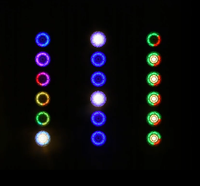6x 50W LED Projecteurs Linéaires Rétro RGB DMX512 pour Fêtes, Bars, Mariages