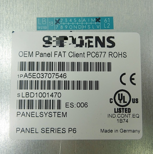 قطعة واحدة جديدة تمامًا أصلية A5E03707546 - مستعملة - لوحة تحكم FAT Client PC677 من الشركة المصنعة للمعدات الأصلية - Product Image 3