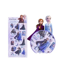 Nouvel Autocollant 3D en Cristal Gaufré Stéréo pour Enfants, Papeterie Créative Décorative pour Carnet