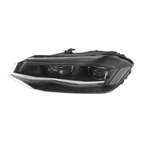 Conjunto de Faros Delanteros LED para VW Polo 2019-2024, Nuevos, 6000K H7, Doble Lente, con Animación de Encendido, Accesorios