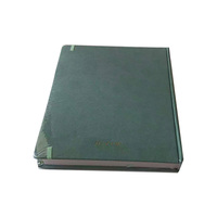 Carnet de planification A5 personnalisé 2027-2028, couverture rigide verte, reliure cousue, organisateur de vie, almanach, journal en PU