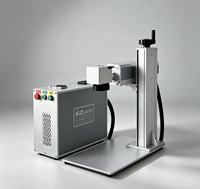 Machine de marquage laser UV CNC haute précision HJZ avec mise au point automatique et refroidissement par eau, compatible DWG/DST pour bouteilles en verre, pierres et plaques signalétiques