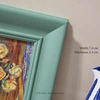 Peintures murales de paysages européens et de fleurs, art mural vintage, huile sur toile, style shabby chic, décoration de mariage, décoration de maison en bois, toile de luxe