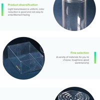 Maßgefertigte Form Farbige Recycelbare PET PP PVC Kunststoff-Verpackungsboxen für Golfzubehör