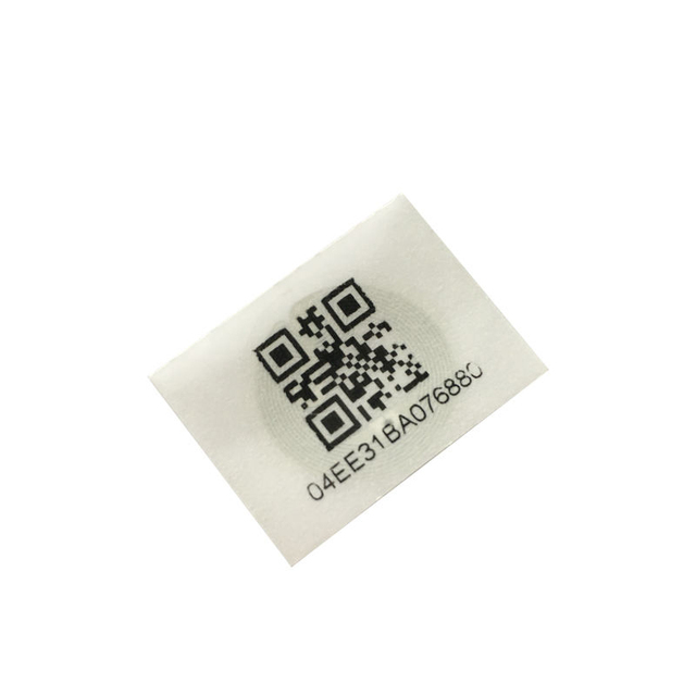 Customized PET RFID Sticker ISO15693 Chip Smart Tag Printable QR Code NFC Paper Label