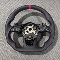 Volant en cuir personnalisé en stock pour Audi A3 8V 8L A4 B8 B9 8J Q3 Q5 S4 B8.5 Q7 A5 R8 RS3 S3 B7 A6 C8 C7 TT