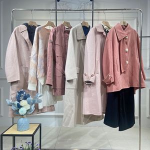 Mùa Đông Áo Gió Áo Giảm Giá Thứ Hai Tay Của Phụ Nữ Quần Áo Cuối Cùng Cổ Phiếu Giải Phóng Mặt Trời Quần Áo Bán Buôn - Product Image 4