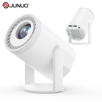 Projecteur LCD Android portable populaire 720P avec 200 lumens réels, mise en miroir sans fil de l'écran, 1 Go de RAM pour le cinéma à domicile et les voyages