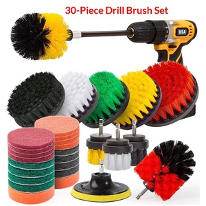 For Hot Sale 30-Piece PP Portable Cleaning <b>Brush</b> Set Pit Floor Kitchen Bathroom Car HX1030B Model Zhejiang Made - Product Image 1