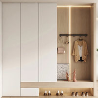 Armoires sur mesure pour toute la maison, style européen, doré, moderne, minimaliste, mobilier de chambre, dressing autoportant GOOCOO, garantie 1 an