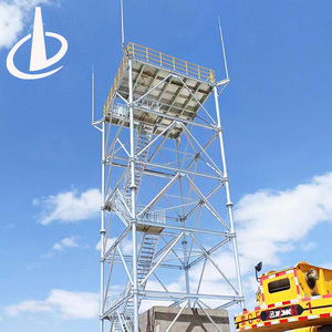 Torre de Vigilancia de Acero de Tamaño Personalizado, Torre de Telecomunicaciones <span class=keywords><strong>para</strong></span> Seguridad Penitenciaria, <span class=keywords><strong>Riego</strong></span> Agrícola y Vigilancia - Product Image 6