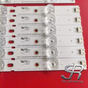 Barra de Luz Original Nueva para Televisor Haier LU55K5000 U55H7, Modelo CRH-V553535T0614R/L48R-REV1.42C, Número de Pieza 8057 - Product Image 4