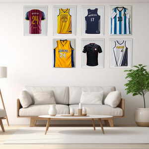 Vitrine moderne pliable en acrylique de 3 mm pour maillots, personnalisable, avec protection anti-poussière, murale, montage facile pour vêtements de sport - Product Image 6
