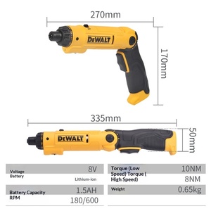 Venta al por Mayor de <span class=keywords><strong>Destornillador</strong></span> Eléctrico Inalámbrico Plegable Multifunción de Iones de Litio de 8V DCF008 con Juego de 45 Accesorios - Product Image 4