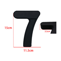 Barra de pesas de silicona con forma de 7 palabras, nueva, para yoga, fitness y deportes, equipo de entrenamiento con peso