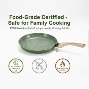 Nuevo artículo Ligero Versátil Fácil de limpiar 6 pulgadas 8 pulgadas 10 pulgadas Sartén de crepé de pizza de aluminio antiadherente - Product Image 4