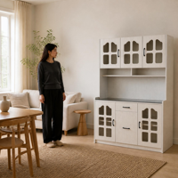 Armoire de rangement de cuisine en bois moderne