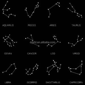 Gioielli in acciaio inossidabile personalizzati all'ingrosso <span class=keywords><strong>oroscopo</strong></span> in oro 12 collana con ciondolo a disco con segno zodiacale per regali di compleanno da donna - Product Image 3