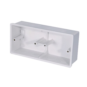 Boîte de <span class=keywords><strong>connexion</strong></span> électrique boîte de lumière encastrée 2 voies plastique ABS PVC PP boîte électronique simple de haute qualité - Product Image 3