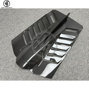 New Dry Carbon Fiber <b>Engine</b> Cover <b>Hood</b> Lambo Huracan LP580 LP610 EVO STO Rear Bonnet Car Parts Black 2017-2019 - Product Image 2