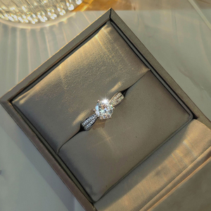 <strong>Cheap</strong> Diamond <strong>Ring</strong> Silver Engagement Wedding <strong>Promise</strong> <strong>Rings</strong> for Women - Product Image 4