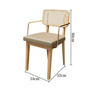 Wholesale <b>outdoor</b> rattan French bistro <b>chairs</b>, weather-resistant, <b>stackable</b>, suitable for patios, balconies, hotels, restaurants - Product Image 4