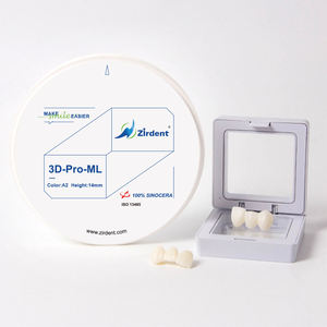 Zirdent 3D Pro ML denti in ceramica multistrato ad alta traslucenza dentaria restauro personalizzabile blocchi di <span class=keywords><strong>Zirconia</strong></span> - Product Image 3