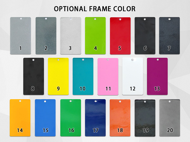 Couleur du cadre en option