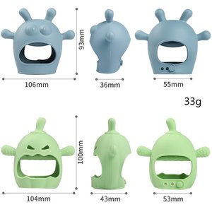 Giocattoli da Dentizione per Neonati in Silicone Alimentare a Forma di Piccolo Mostro, Senza BPA - Product Image 5