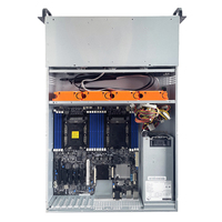 Casing Server Baja MATX Mid Tower Rak 2U 8 Bay Hotswap untuk Penyimpanan NAS Data Center Besar Populer dengan USB Depan
