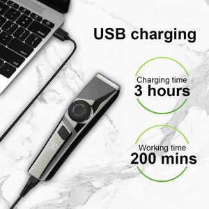 2025 nouveau modèle professionnel électrique tondeuse à cheveux USB Rechargeable Kit <span class=keywords><strong>de</strong></span> <span class=keywords><strong>coupe</strong></span> <span class=keywords><strong>de</strong></span> cheveux tondeuse hommes IPX6 étanche tondeuses à cheveux - Product Image 5