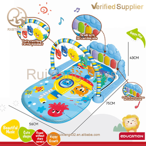 Fourniture d'usine infantile multifonctionnel doux activité tapis de <span class=keywords><strong>jeu</strong></span> drôle intérieur Fitness et <span class=keywords><strong>jeu</strong></span> de sommeil avec pédale musicale Piano jouet - Product Image 2