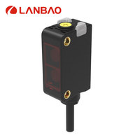 LANBAO seri PSEP 30cm Sensor jarak fotoelektrik penyebar optik persegi PNP NPN NO NC 10-30V DC 10-30V DC