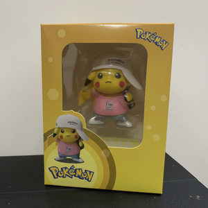 Figura de PVC de Pikachu con Atuendo Deportivo de Pokémon, Lindo Personaje de Anime Animal, Set en Caja para Maternidad, Origen Japón - Product Image 1
