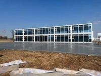 Maison conteneur pliable et extensible de luxe, préfabriquée, à assemblage efficace sur site, personnalisable haut de gamme