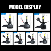 Lumière LED automatique voiture Canbus S2-6 feux de croisement 9005 9006 H1 lampe H4 phares H7 H11 phare LED voiture 3000k 6000k 8000k