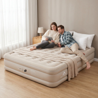 Matelas gonflable 3 places Paisseur 40 avec pompe intégrée, matelas de camping auto-gonflant, lit d'air avec pompe intégrée, matelas King Size