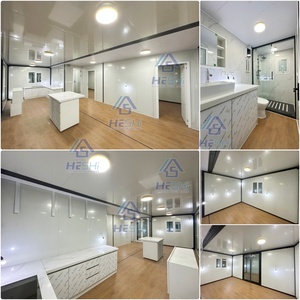 Casa Contenedor Prefabricada Expandible de 20, 30 y 40 Pies, con Clasificación de Resistencia al Fuego B1, EPS de 75 mm, Garantía de 25 Años, para Zonas Costeras, 3 Dormitorios, 2 Baños, Diseño Moderno y Plegable - Product Image 5
