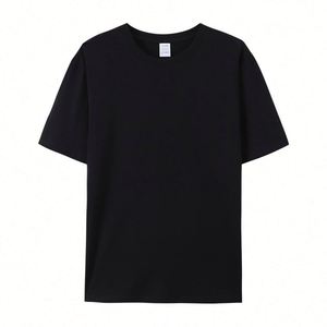 Design Clothing Manufacturers Customised 100% Cotton 230 GSM Regular Unisex Plain Front Chest Logo and Back Printing T <b>Shirt</b> - Product Image 5