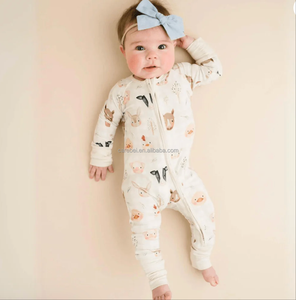 Pijamas de Bambú y Algodón Personalizados para Bebé, con Puños Plegables, Suaves y Neutros, Trajes de <span class=keywords><strong>Hospital</strong></span> para Prematuros, Ropa para Baby Shower - Product Image 6
