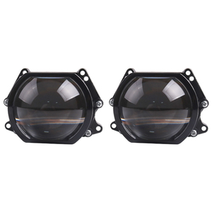 SANVI nuevo P2 3 pulgadas matriz bi led proyector lente faro 3,0 para bombillas halógenas de coche reemplazo forma cuadrada faros LED - Product Image 1