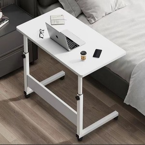 Table <span class=keywords><strong>console</strong></span> moderne <span class=keywords><strong>en</strong></span> métal <span class=keywords><strong>blanc</strong></span>, mobile, réglable <span class=keywords><strong>en</strong></span> hauteur, pliable, meubles de salon pour chambre à coucher, maison ou hôtel - Product Image 2