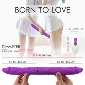 Consoladores para Mujer, Máquina Sexual Eléctrica de Doble Extremo, Vibradores Automáticos con Dildo de Pene Largo Artificial para Lesbianas - Product Image 2