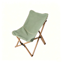 Chaise pliante d'extérieur en bois de hêtre, chaise papillon, chaise pliante pour camping, pique-nique, plage, pour ensemble table et chaises d'extérieur