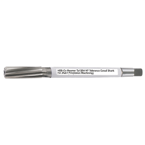 รีมเมอร์ HSS-Co รุ่น TA1204 ความคลาดเคลื่อน H7 ก้านทรงกรวย สำหรับงานกลึงความแม่นยำสูง - Product Image 2