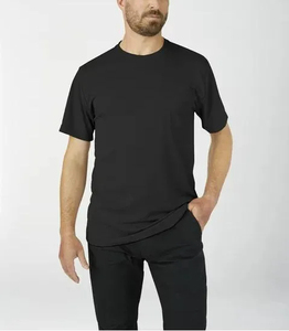Vêtements décontractés pour hommes Coupe décontractée Performance Polyester Spandex Couleur unie Tee Shirt avec poche à revers - Product Image 5