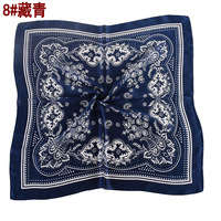 2024 nouveauté Paisley fleurs imprimer imité soie soie Satin 70 cm carré lait soie écharpe femme foulard châle