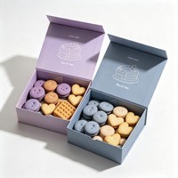Boîte d'emballage personnalisée pour biscuits, pâtisseries, gâteaux, pain, avec logo imprimé, encre de soja, haute qualité