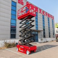 Plataforma Elevadora de Tijera Eléctrica Hidráulica Berui GTJZ1214, Móvil, 14m, Capacidad de Carga 320kg, para Trabajos Aéreos en Exteriores